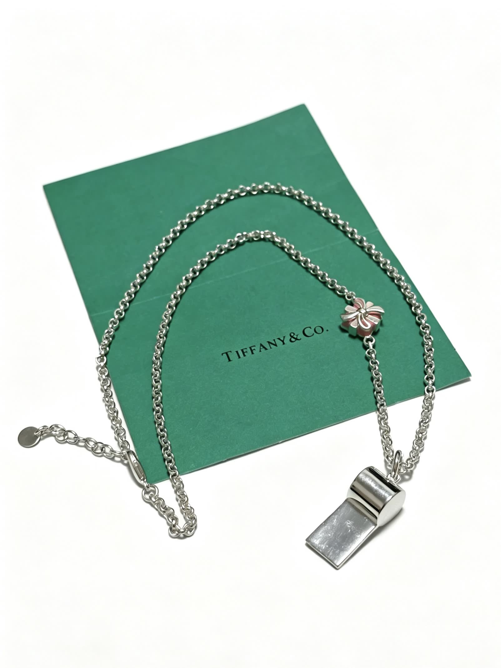 Tiffany & Co. Sterling Silver Whistle Necklace